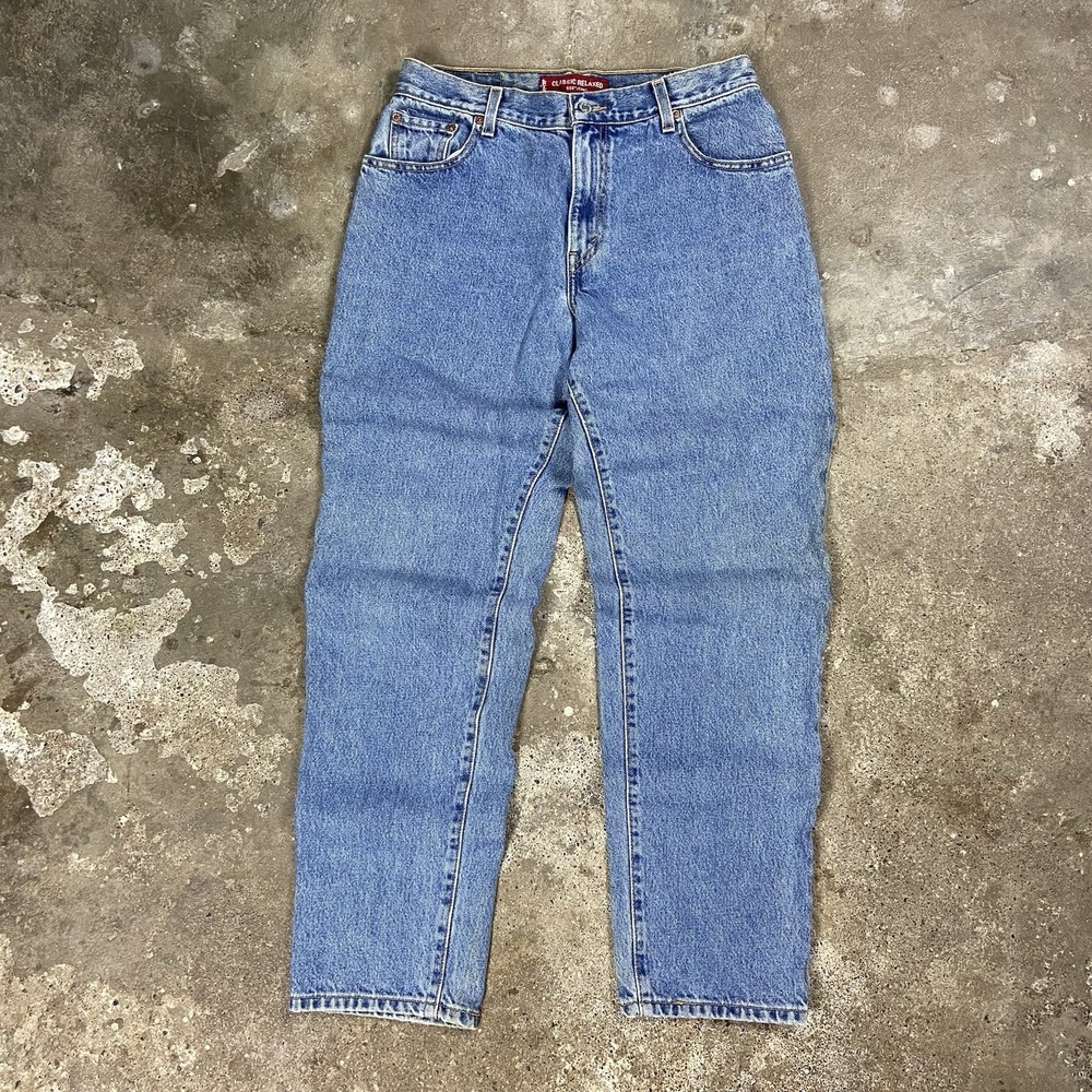 Vintage Levi's 550 Jeans Women's Size 12M Blue Denim Medium Wash Relaxed Fit